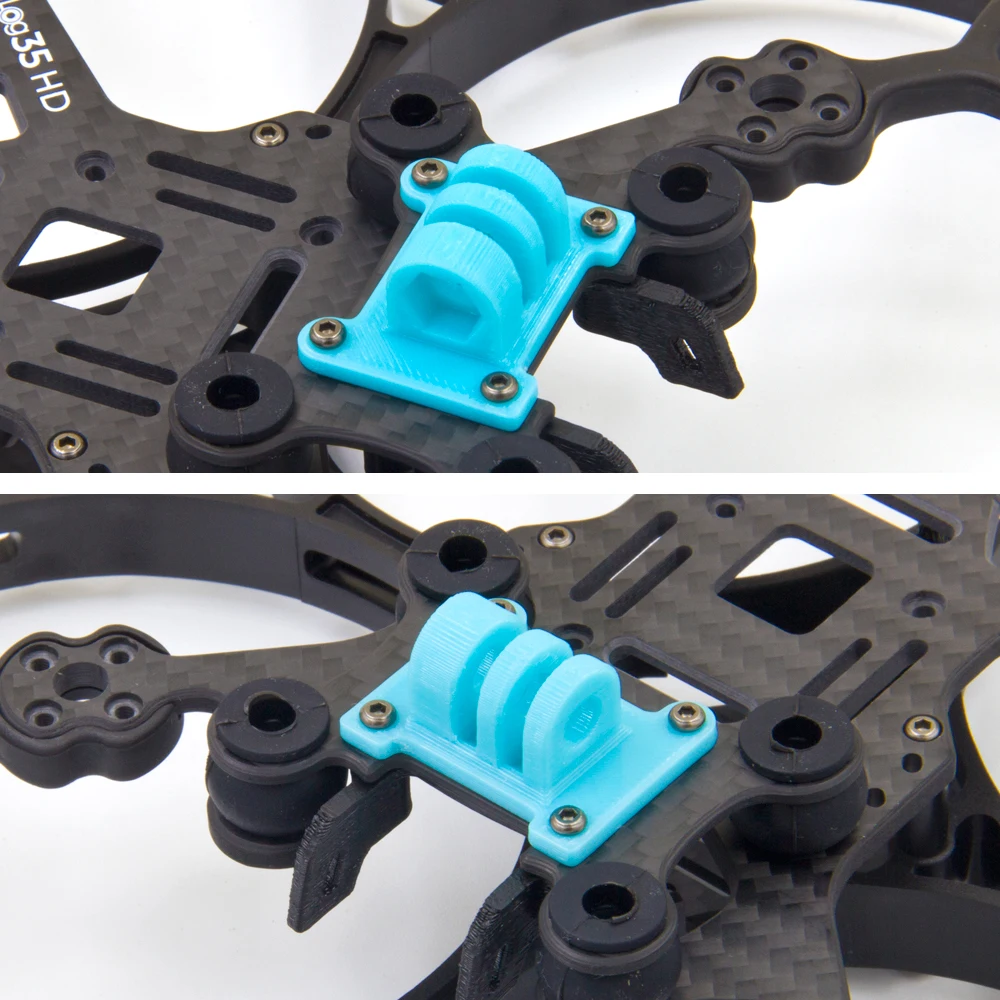 PHISITAL 3D Printed TPU Gopro Camera Mount Support Bracket Tbs Crossfire T antenna for GEPRC CineLog 30/35 FPV parts Accessories