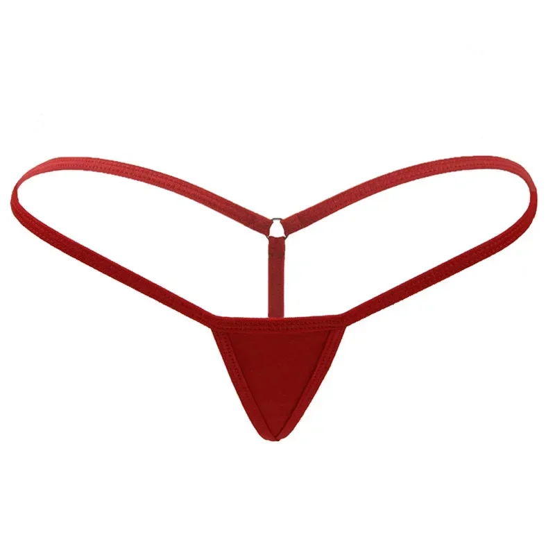 Super Mini Micro G-strings Thongs Hot Sexy Bikini Bottom Tanga T Back Women\'s Cotton Mesh Transparent Panties Lingerie Underwear