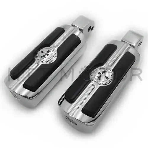 Gear Skull Footpegs For Harley passenger 2018-later Softail Fat Boy FLFB Fat Bob 2020-later LiveWire Motorcycle Accessories - Image 6
