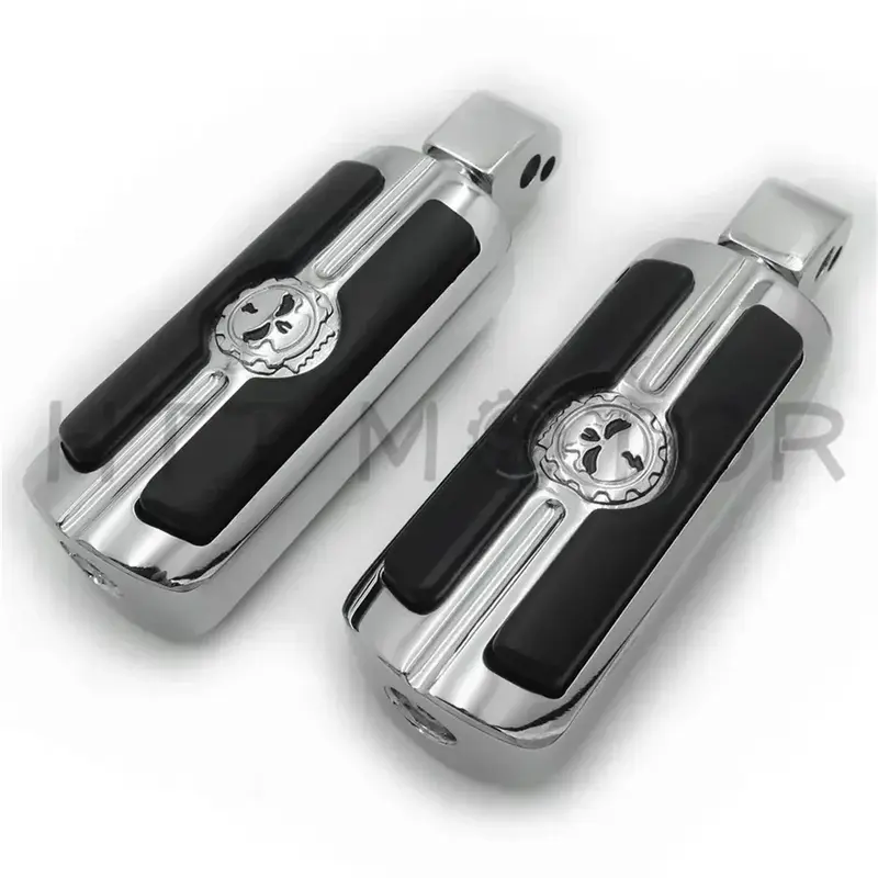 Gear Skull Footpegs For Harley passenger 2018-later Softail Fat Boy FLFB Fat Bob 2020-later LiveWire Motorcycle Accessories - Image 6