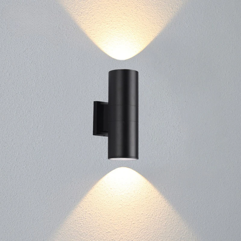 applique-murale-led-double-simple-tete-12w-projecteur-rond-haut-bas-lampe-etanche-pour-exterieur-jardin-cloture-colonne