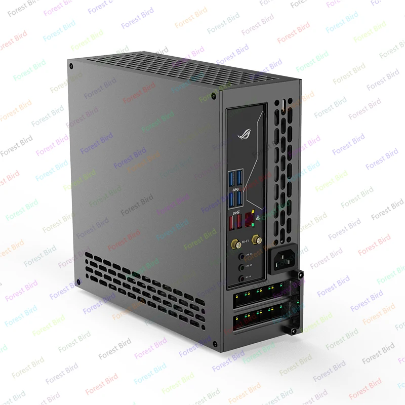 5-liter Mini A24-V5 Dual Slot Single Display 1u Power Itx Chassis, Double-sided Chamfering