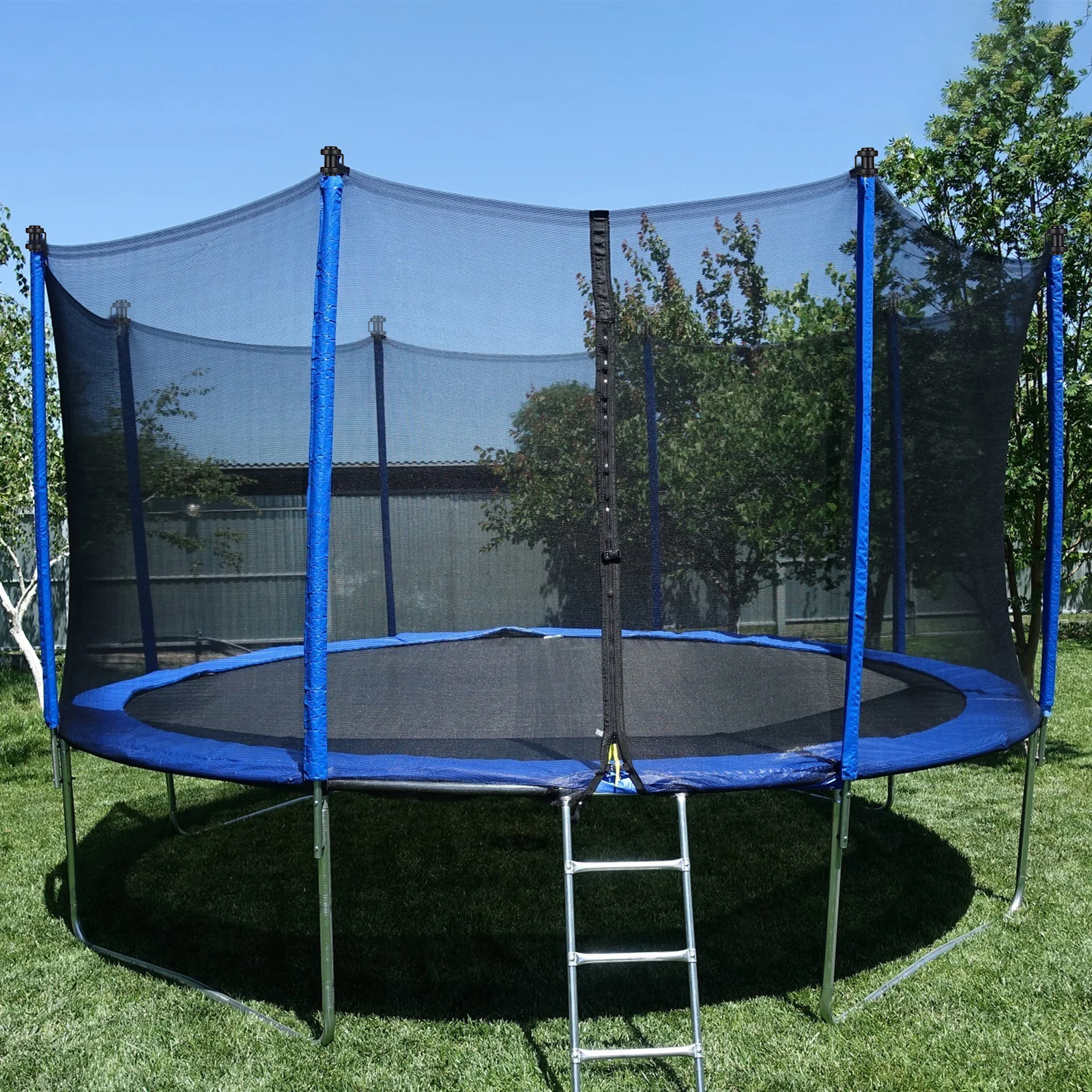 

6Pcs Plastic Trampoline Caps Replacement Parts Sturdy Pole Top Covers for Secure Net Attachment Long-Lasting PP Material Compact