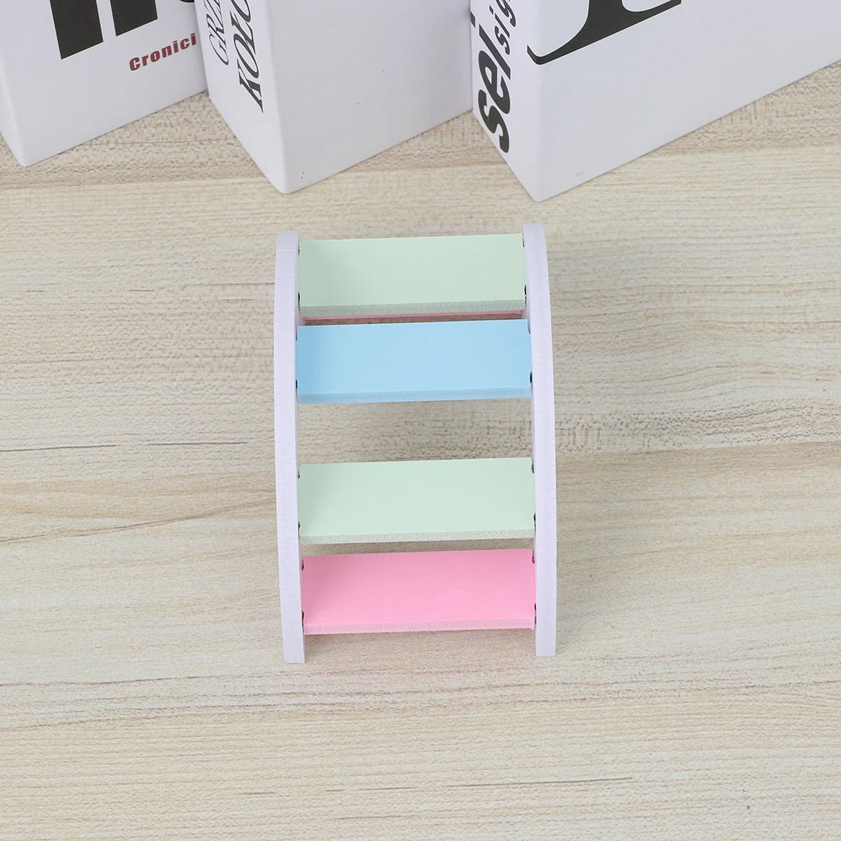 

Rainbow Bridge Hamster Ladder PVC Small Animals Climbing Resting Pet Bridge 12x7x6cm Color Bright Cage Accessory