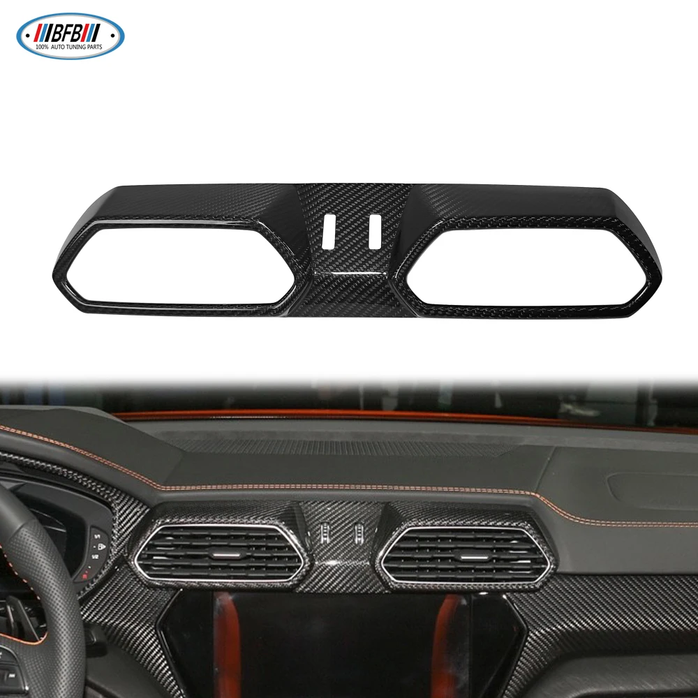 Real Dry Carbon Fiber Interior Center Air Condition Outlet Vent Cover Trim For Lamborghini URUS 2021up