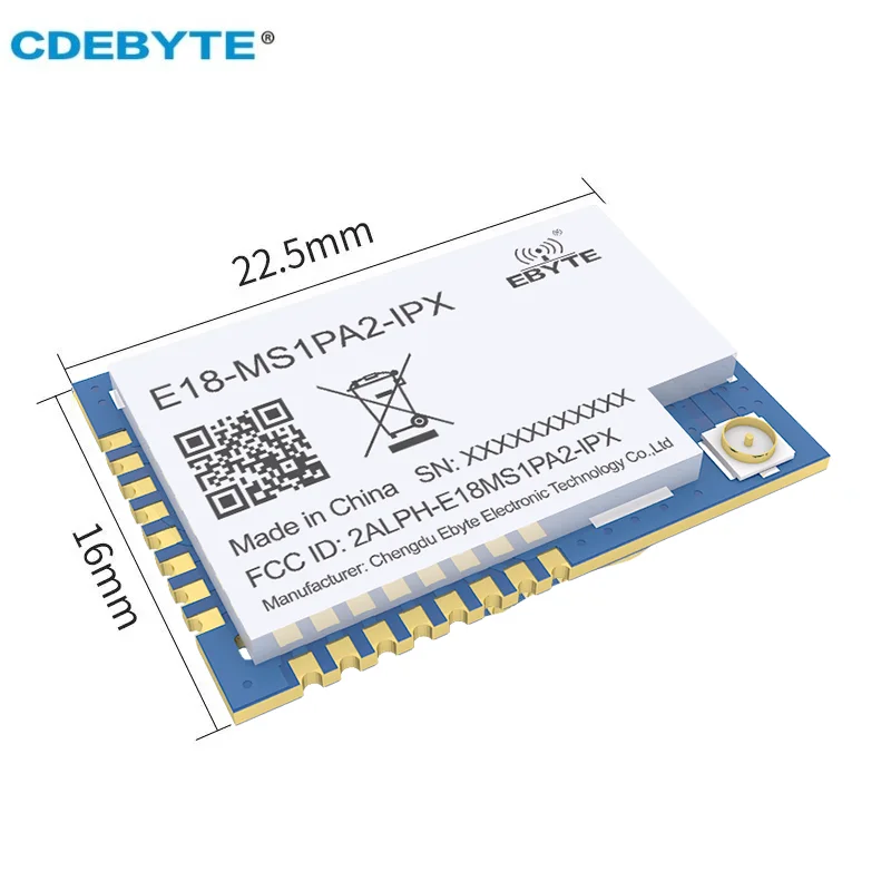 Imagem -02 - pa Mais Lna Ipex Módulo Zigbee 2.4ghz 20dbm 8051 Mcu Smd E18-ms1pa2-ipx Mesh Networking Transmissor e Receptor 10 Peças Lote Cc2530