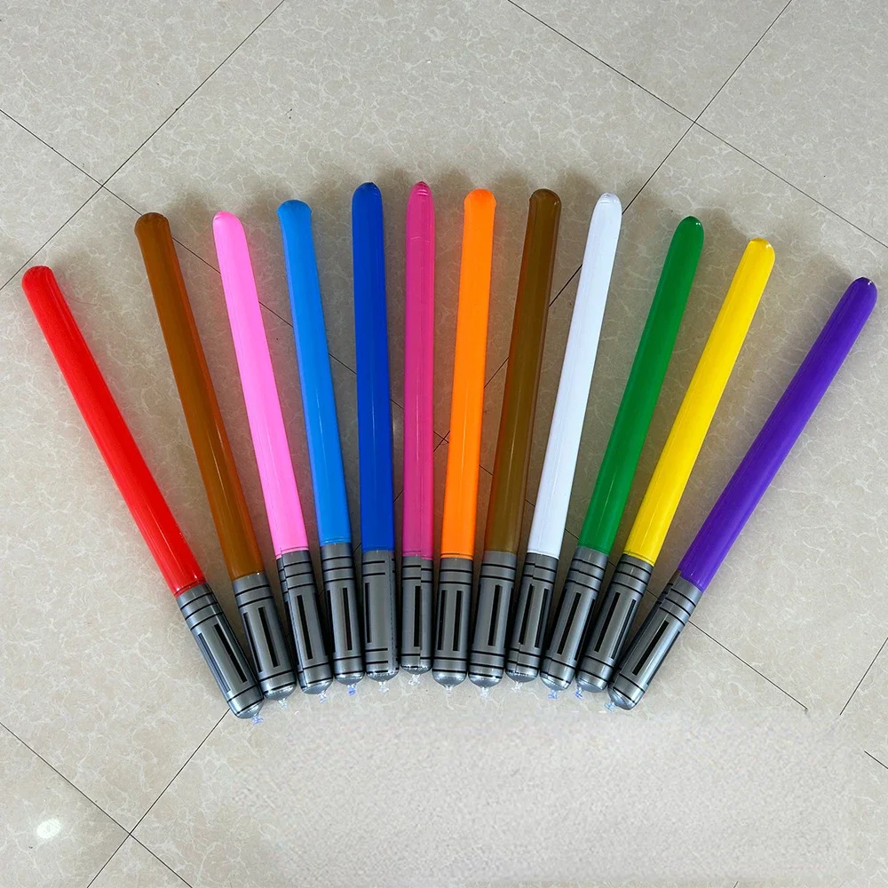 90cm Kawaii Inflatable Lightsaber Toy Boy Suitable for Star Fans Children Outdoor Soft Stick War Game Birthday Party Prop Gift view 6