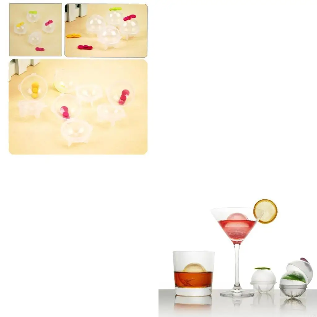 

Hockey Ball Maker Mold Sphere Party Bar Silicone Round Home Party Ice Maker Tools L5BE