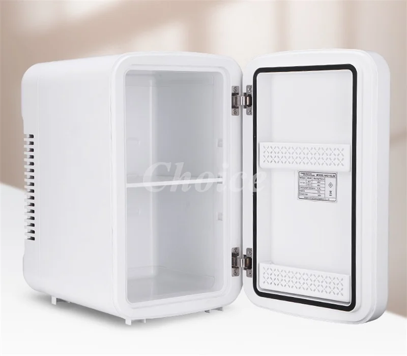 Dormitory/Car Home Cosmetics Refrigerator Single Freezer Cross-border 10L Household Refrigeration Mini Refrigerator White Color