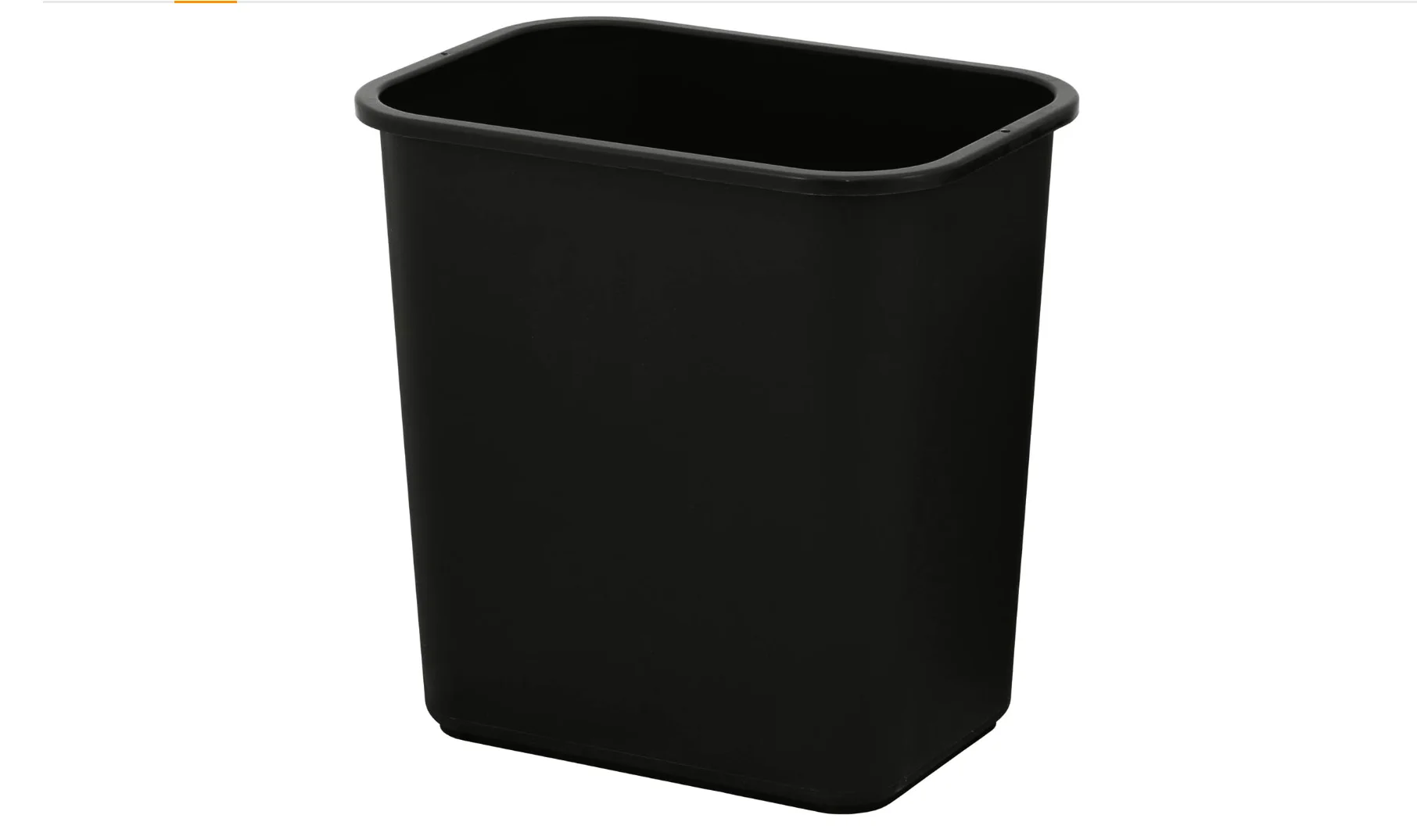 

United Solutions 7 Gallon / 28 Quart Space Saving Trash Wastebasket, Fits Under Desk and Small, Narrow Spaces in Commercial, Kit