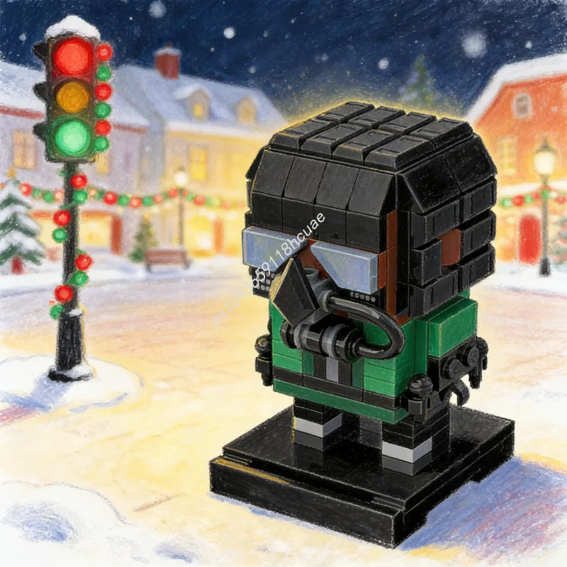 152pcs MOC Brickheadz Heavenly Father Model Building Blocks Architecture Festival Gift Assemble Idea Education Toys Creative