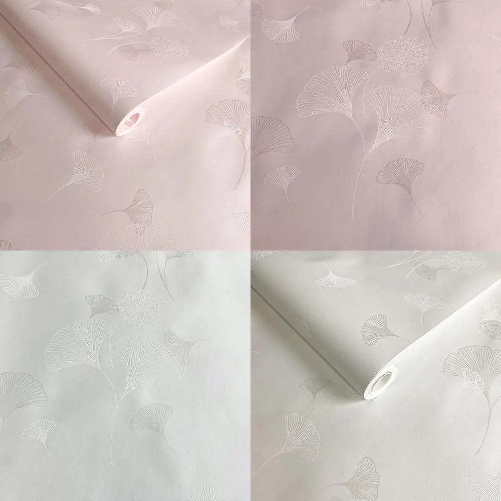 

Светло-розовые 3D-коттеджные маленькие обои с цветочным рисунком для спальни, гостиной, столовой, отеля, уютные простые обои с тиснением цветов