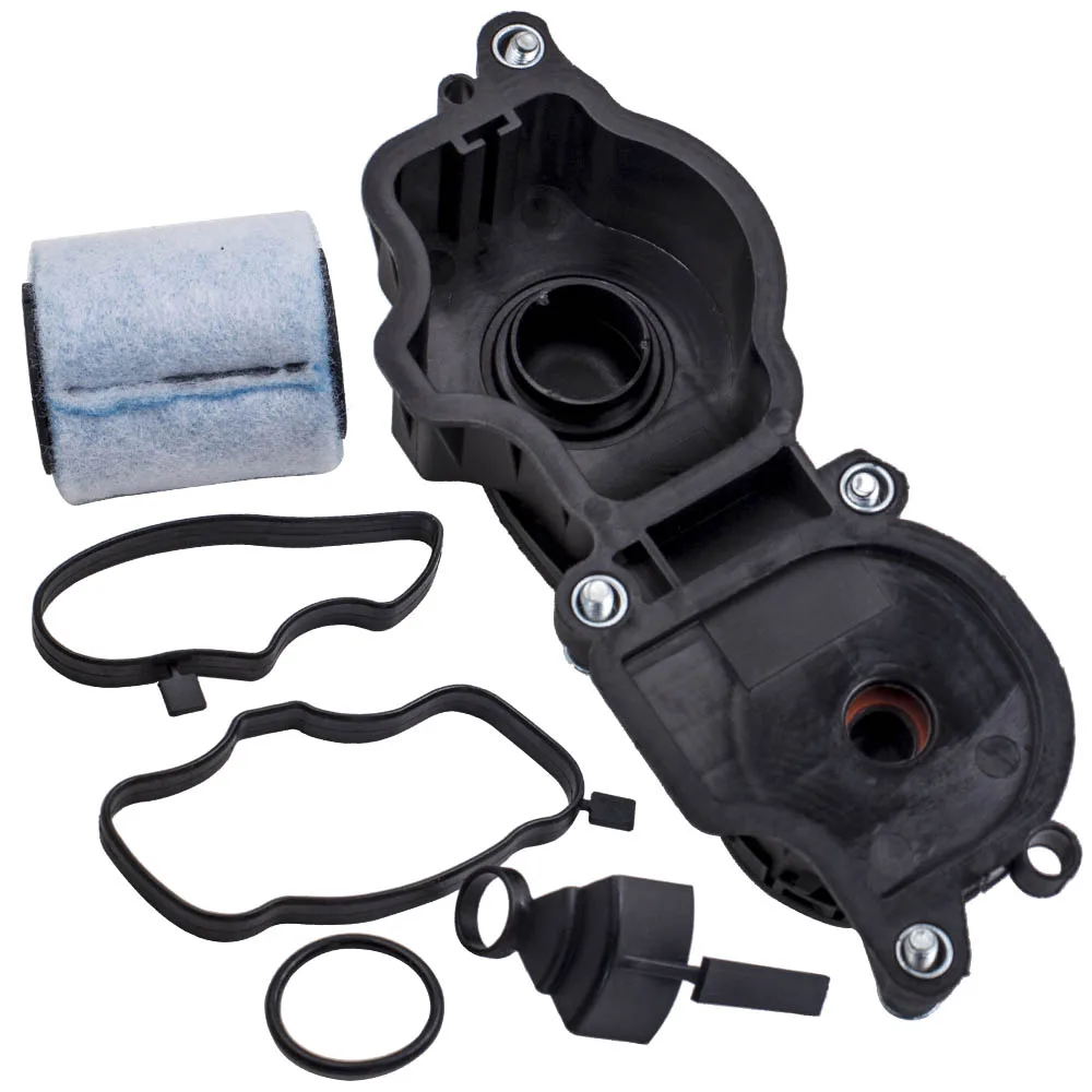 For BMW E46 E39 330 d  525d PCV  Crankcase Oil Vent Breather Separator Filter Kit for 5607500  5607485 11127799224  11127799367