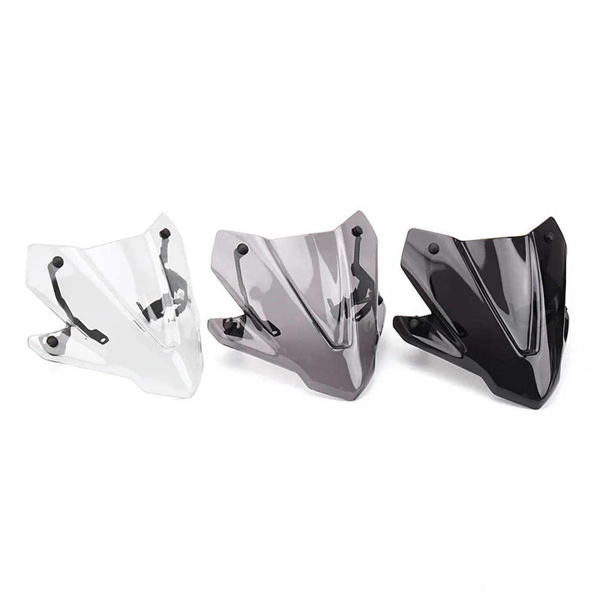 Motorcycle Windshield Extension Spoiler Deflector Windscreen for Cb750 CB 750 Hornet CB750 HORNET 2023(Black)