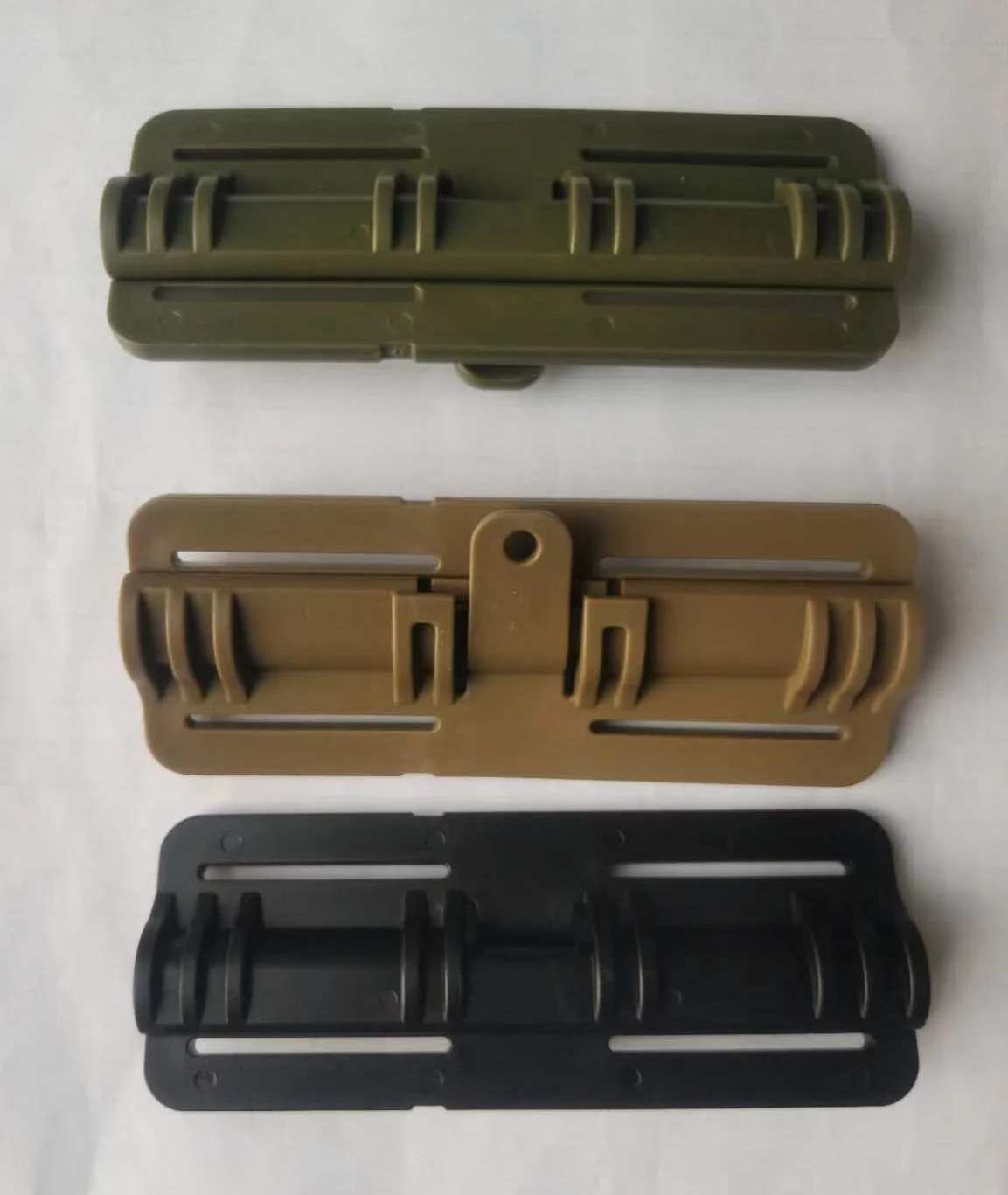 SOETAC  1PC Plastic Quick Release Buckle Slider Molle Strip Module Quick Removal Buckle Fixture Vest Accessories