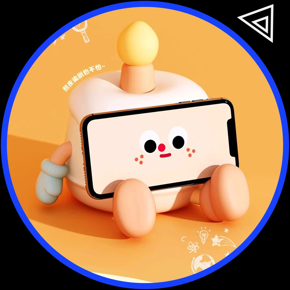 

Ночник для торта, креативный милый кронштейн для мобильного телефона, офисные фонари, крестообразные фонари, подарок на день рождения, подруге, Хэллоуин