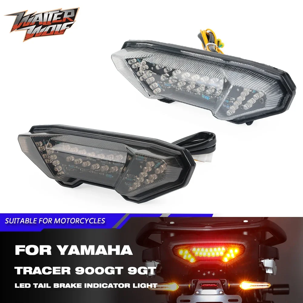 Tracer LED Integrated Tail Brake Light Turn Signal Light For Yamaha 900GT 9GT 900/9/GT MT-09 MT-10 FZ09 FZ10 Rear Blinker Lamp