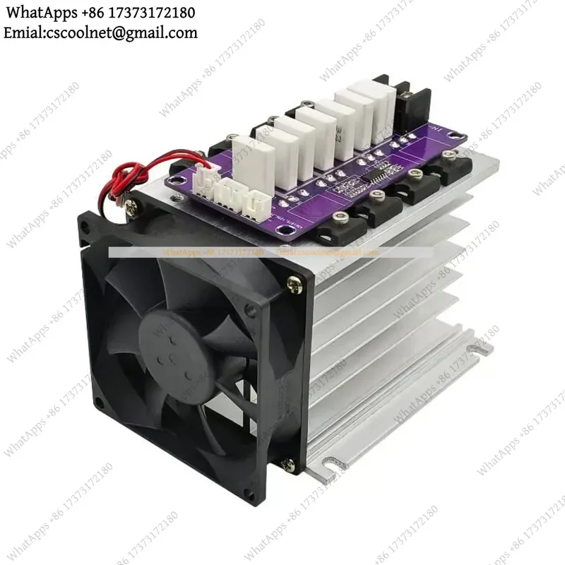 JS02 Adjustable Electronic Load Module 0-100V 20A 500W High Power Tester Constant Current Voltage 1mA Step Precision