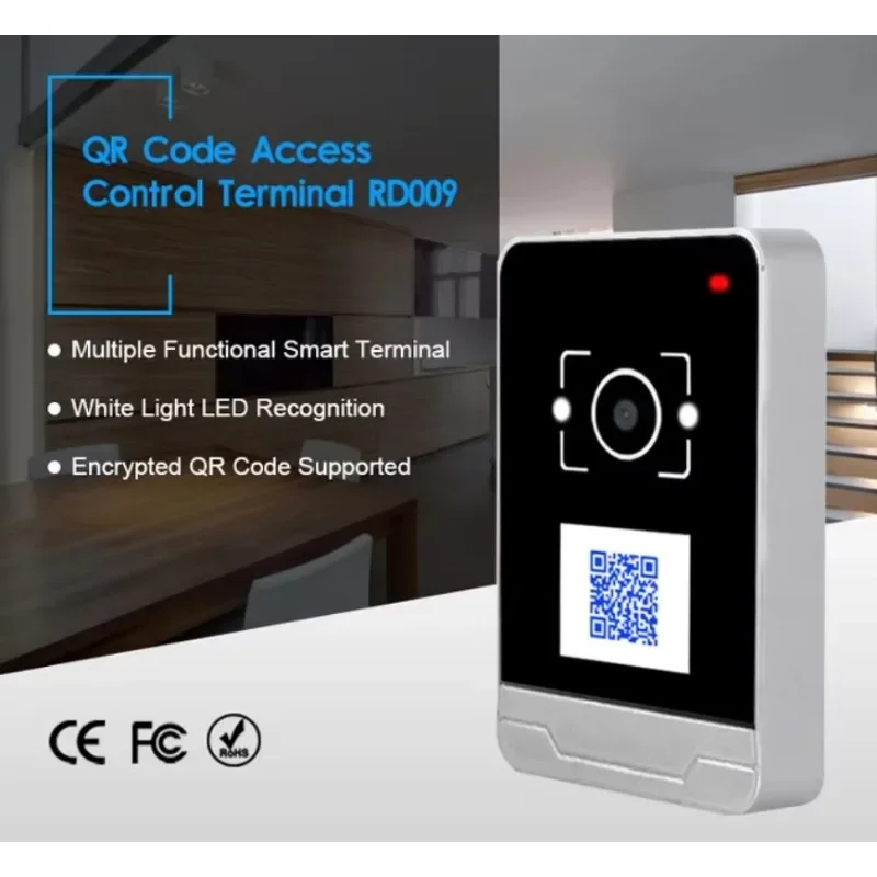 RAKINDA RD009 Display 4G WIFI SDK 1D 2D Barcode Scanner IC NFC Card Reader Access Control Device for System Integrator