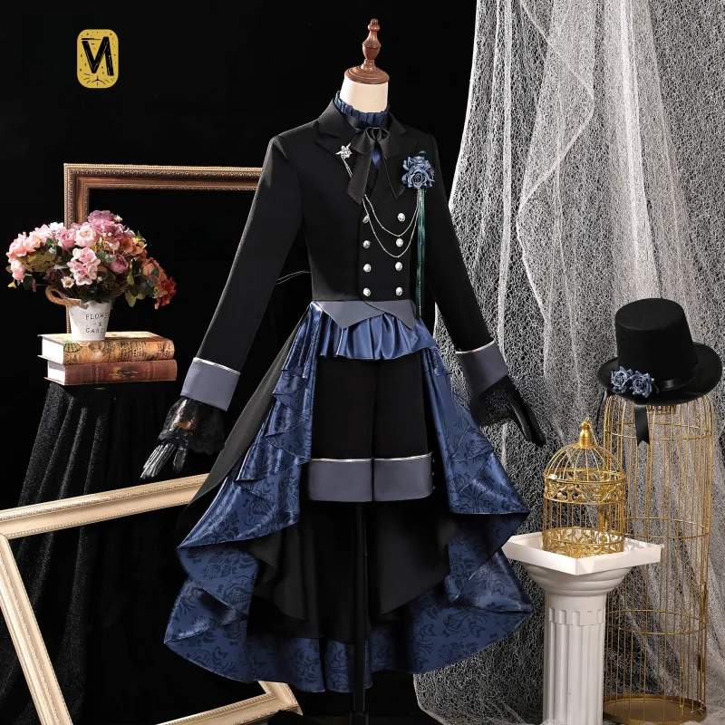 

HCos Black Butler Phantomhive Emerald Witch Arc Cosplay Costume For Halloween Christmas Carnival Role Play Comic Con
