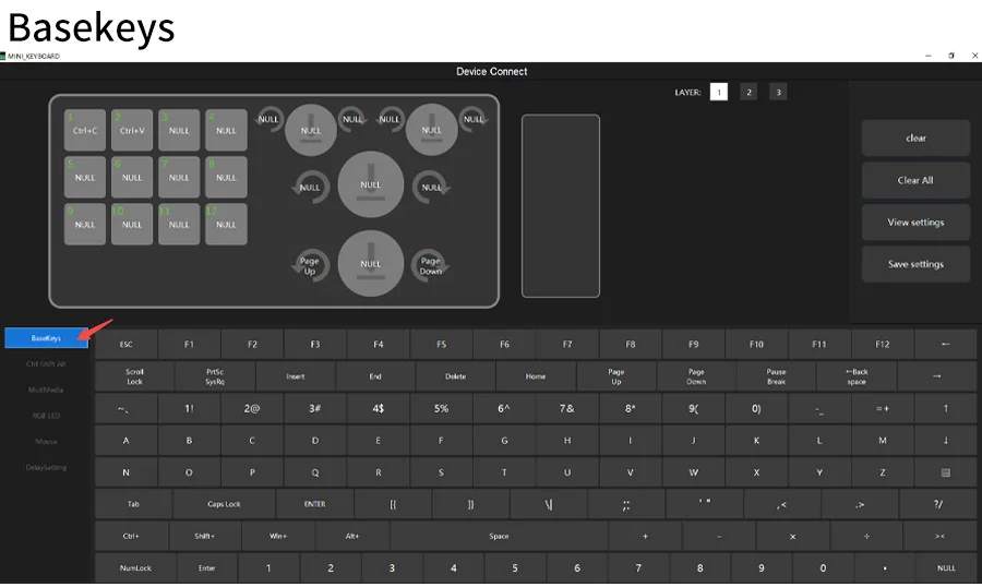 3 Modi, 12 Tasten, mechanische Tastatur, 4 Knöpfe, individuelle Programmierung, Makro-Gaming-Tastatur, RGB, Bluetooth, 2,4 G, USB, kabelgebundene Tastatur für PS – Detail 9