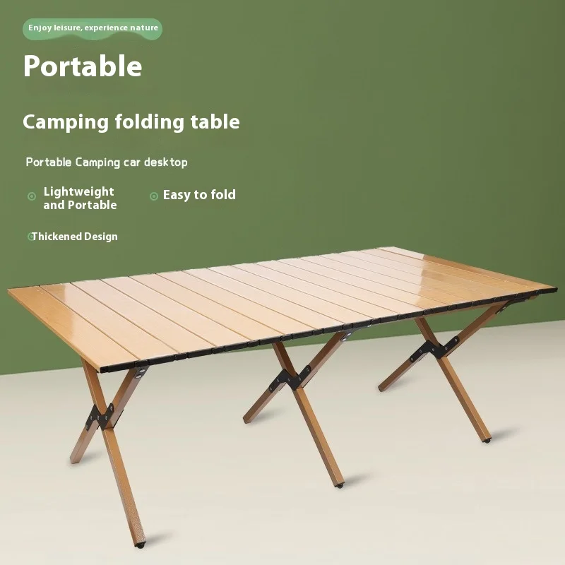 

Складной стол из алюминиевого сплава, многофункциональный стол для кемпинга, пикника, барбекю, яичного рулета