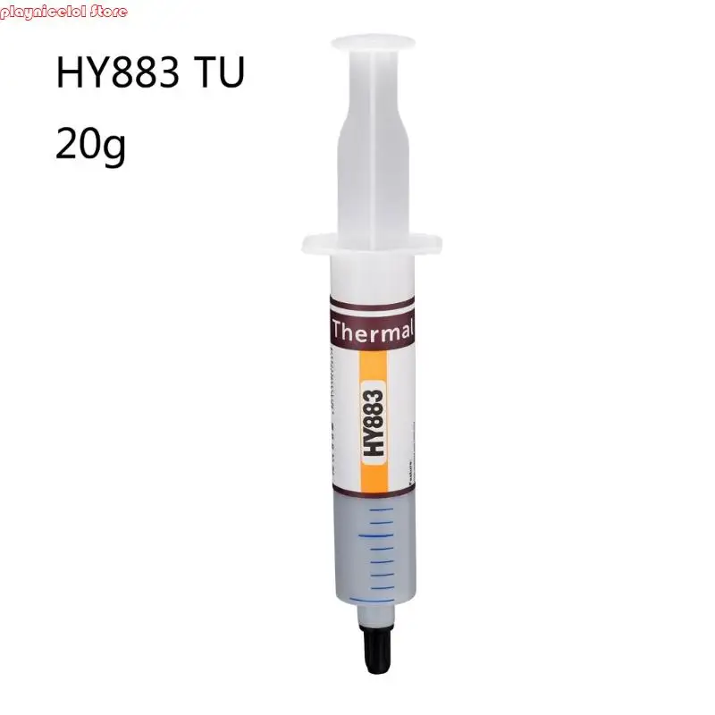 CPU VGA 칩셋을위한 E8BA HY883 TU20G 열 그리스 페이스트는 열 저항이 낮은 방열판 냉각 높은 안정성 높은 안정성