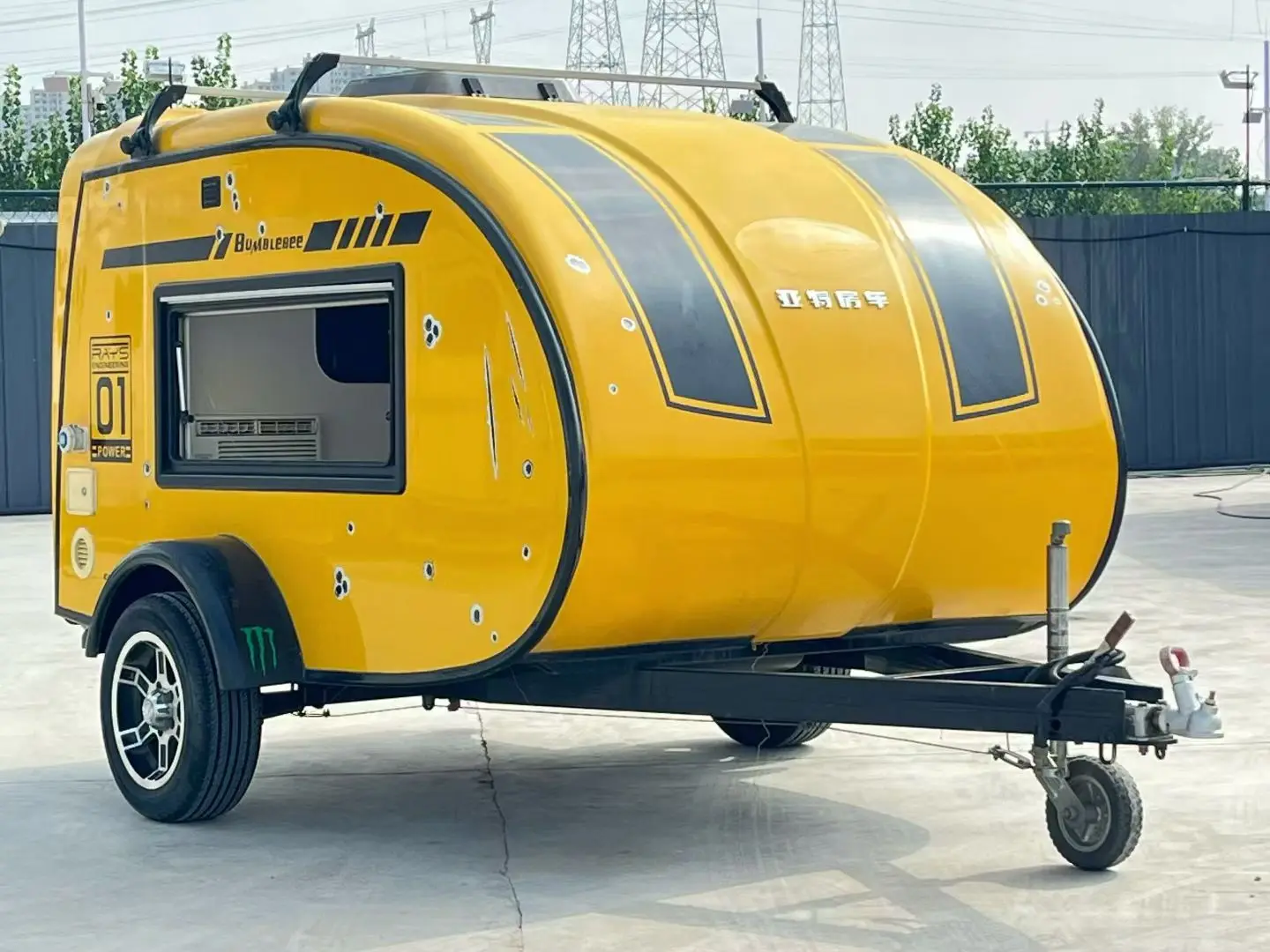 

Small Travel Offroad Trailer Mini Camper Van Off Road Travel Trailer Caravan Teardrop Camper Australian Standard for Sale