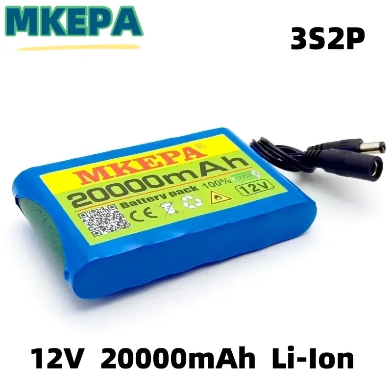 New Portable 3S2P 12V 20000mah Rechargeable Li-Ion Battery, For LED Portable Rechargeable Li-ion Battery for fishing lights