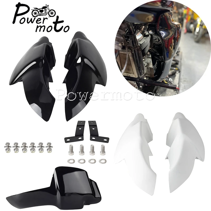 Motorcycle Unpainted Cowl Mount Lower Leg Fairings For Harley Model with mid-control models only Street Bob FXDB EFI FXDBI 06-17