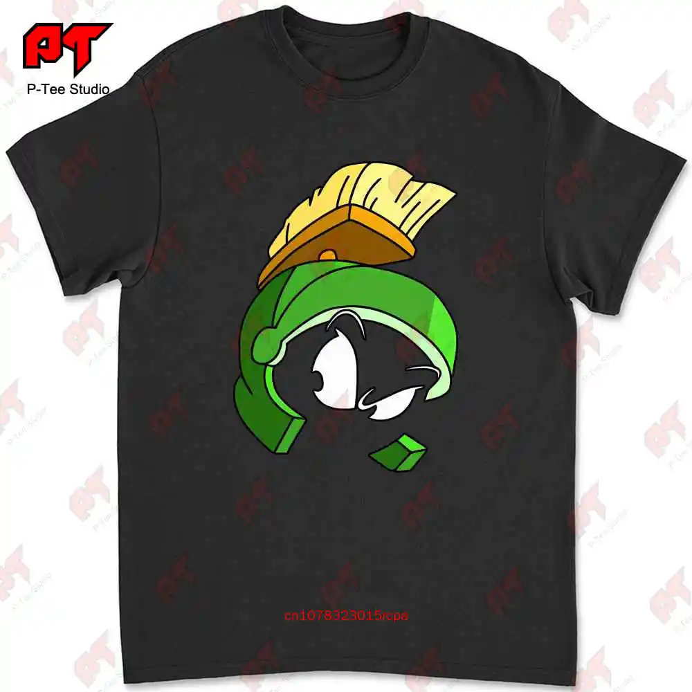 T-shirt graphique Marvin The Martian Cartoon, amusant, durable, vinyle, E5U5