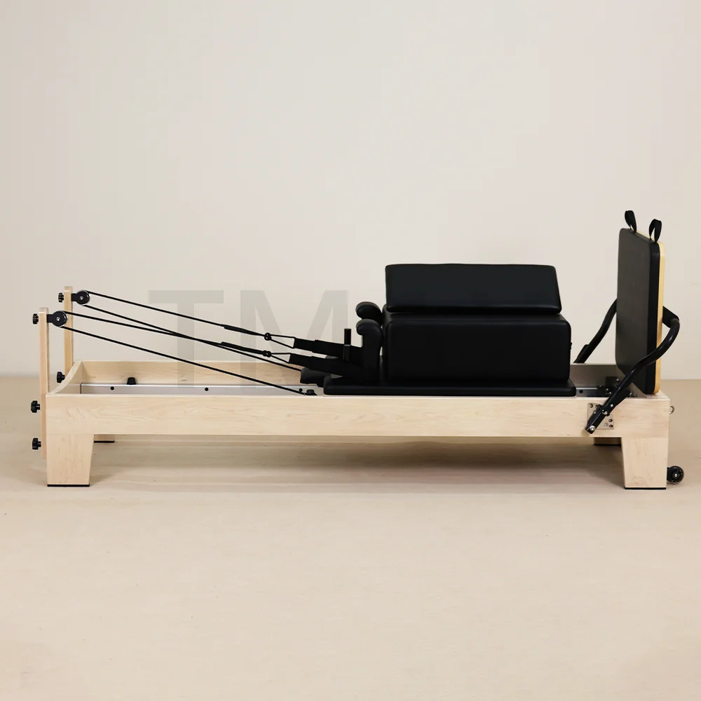 Tmax Stretch Equipment Machine Maple Pilates Reformers Wooden Gym Machine Maple Pilates Commercial Use Reformers