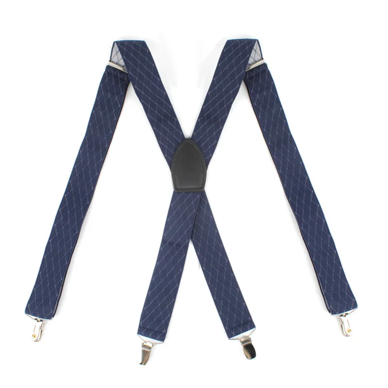 supply of adult men suspenders with trousers straps elastic elastic straps in stock.