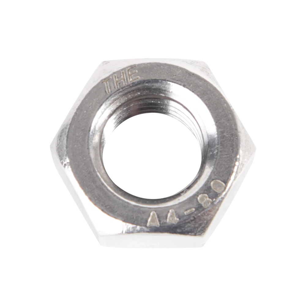 316 A4-80 Stainless Steel M5 M6 M8 M10 M12 M14 M16 M18 M20 M24 Hexagon Nuts GB6170 High Quality Metal Nuts