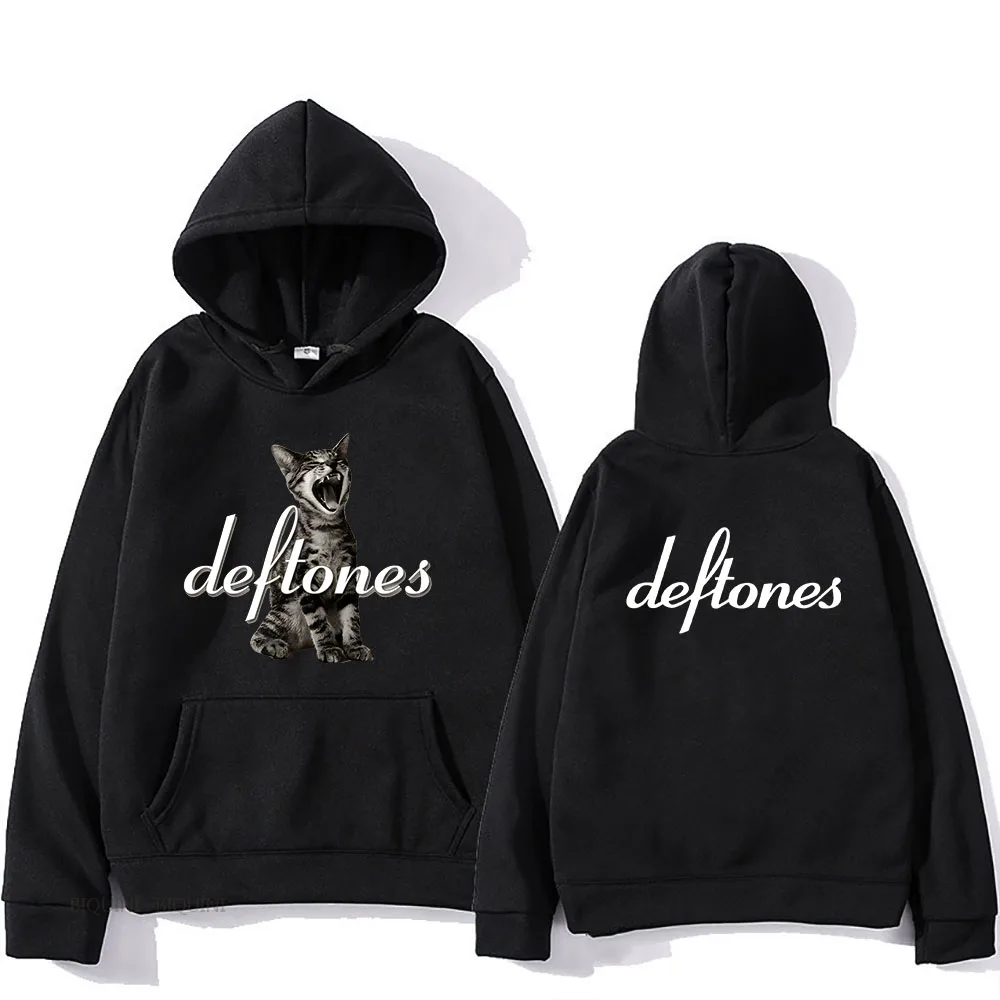 Deftones Around The Fur Tour Band Hoodie Punk Retro Pullover Hip Hop Band Hooded Unisex Street Casual Long Sleeve Hoodie New