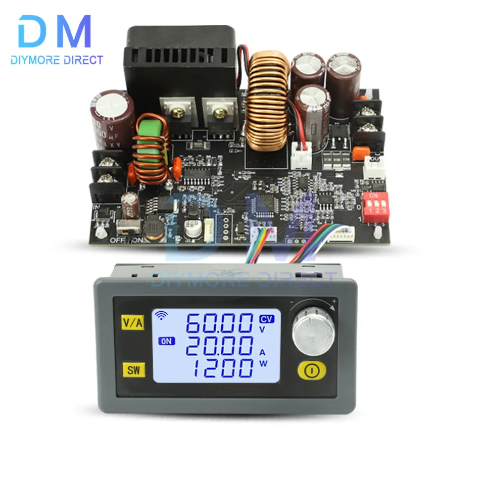 Alimentation Réglable CNC XY6020L 0-60V 20A 1200W - Avec Écran LCD + Option WiFi - Source DC Haute Puissance Stable