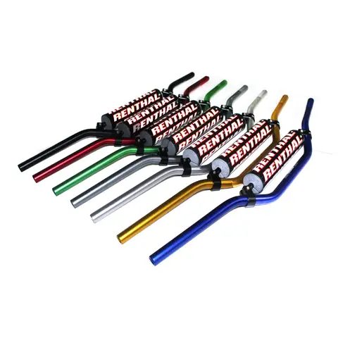 Renthal Motorcycle Universal 22mm Diameter Handlebars Motocross Tuning Parts Racing Grade 7/8" Diameter Handlebars