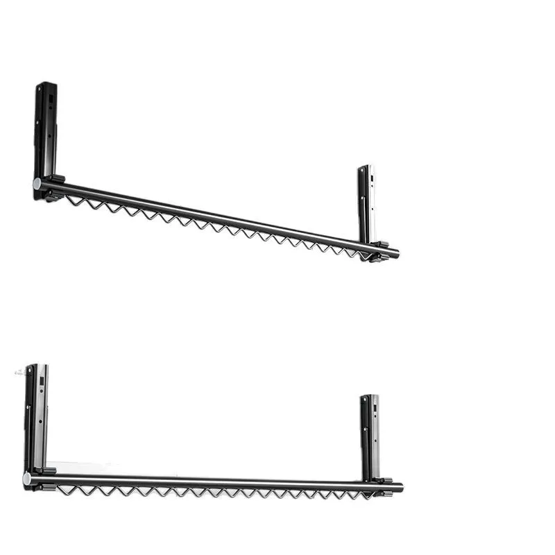 

Side-mounted clothes drying rod, fixed balcony on the wall, perforated windproof clothes drying rod on the side wall, an outdoor