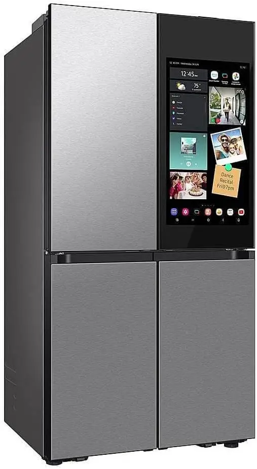 High Quality 29 Cu. Ft. Stainless 4-Door French Door Smart Refrigerator Touch Screen