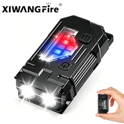 XIWANGFIRE Super Bright Pocket Torch Light LED Multifunctional Linterna Magnetic COB EDC Mini Keychain Flashlight Rechargeable