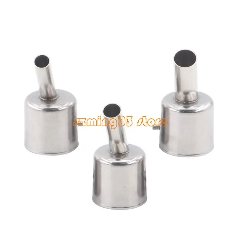 H9ec 3pcs مدافع حرارة مدافع الحرارة الدهون الباكسة التحكم في تدفق الهواء 7/8/10 مم 45 درجة من الزوايا المنحنية المنحنية