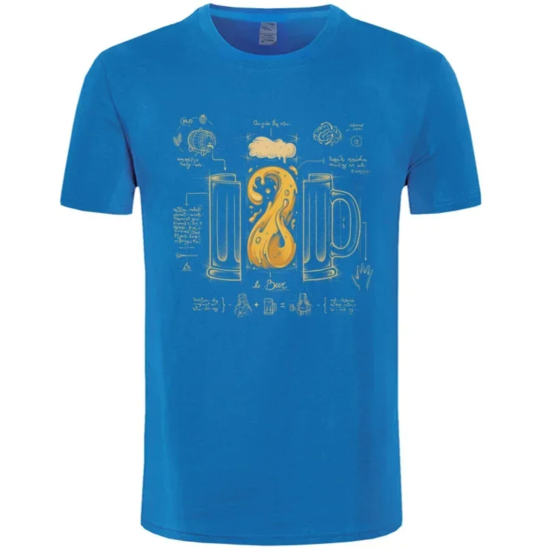 Adult Beer Drink Wine Lover Gift Tshirt Summer Short Sleeve Tee Shirts Wholesale Swag T-shirt For Men Oktoberfest Beer T Shirt