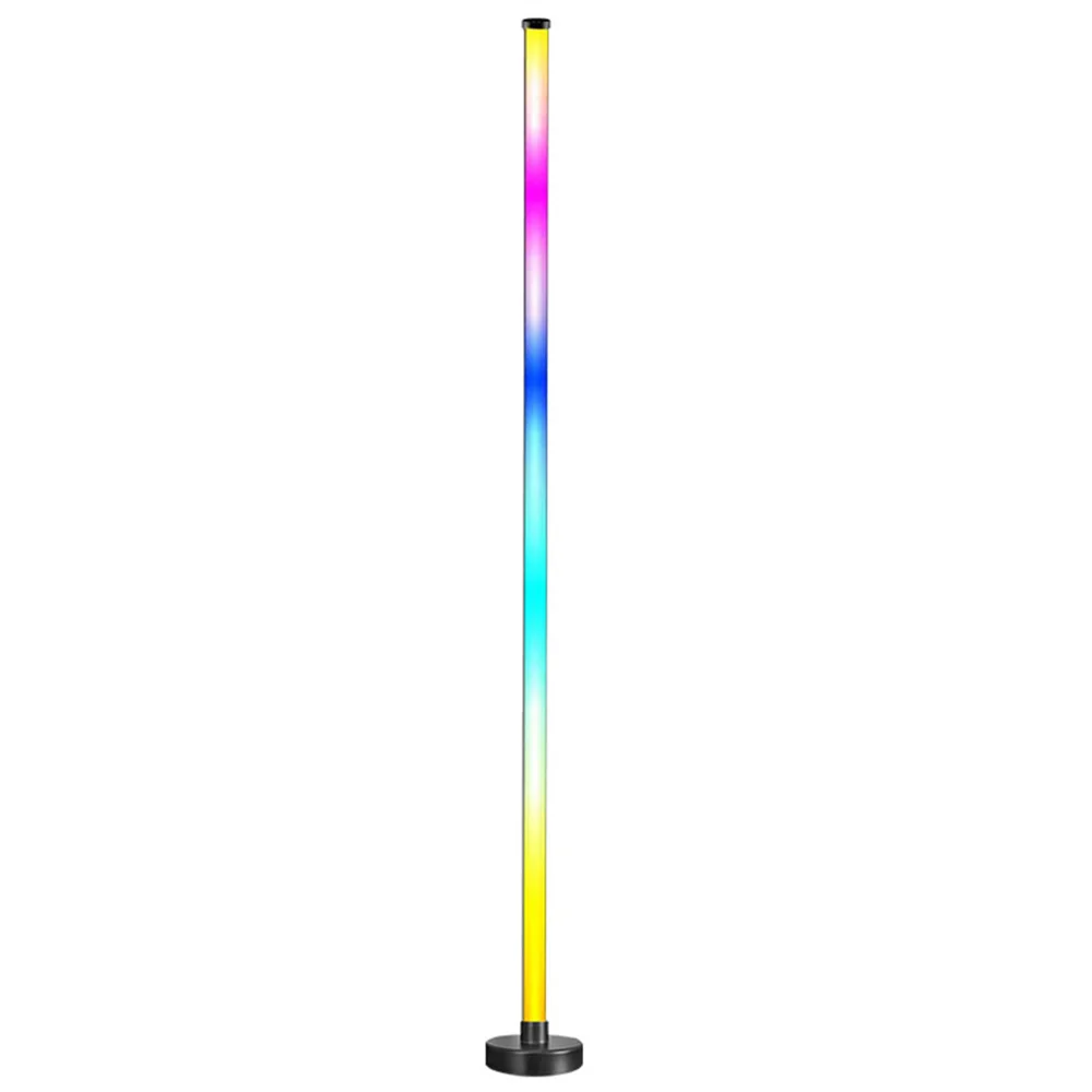 Corner Floor Lamp 165cm Smart RGB LED Floor Lamp with App RemoteControl Music Sync DIY Mode Timer 16Million Colour Changing Lamp