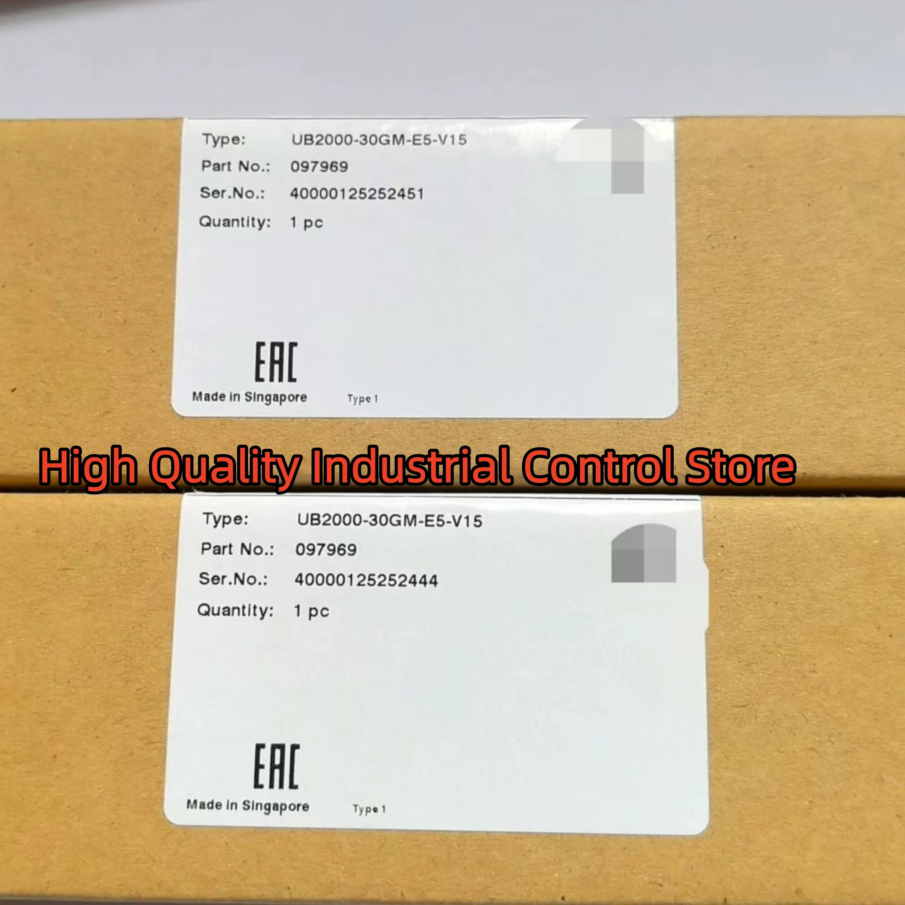 UB2000-30GM-E5-V15 مستشعر بالموجات فوق الصوتية VDM28-8-L1-IO/73C/110/122 العلامة التجارية الجديدة