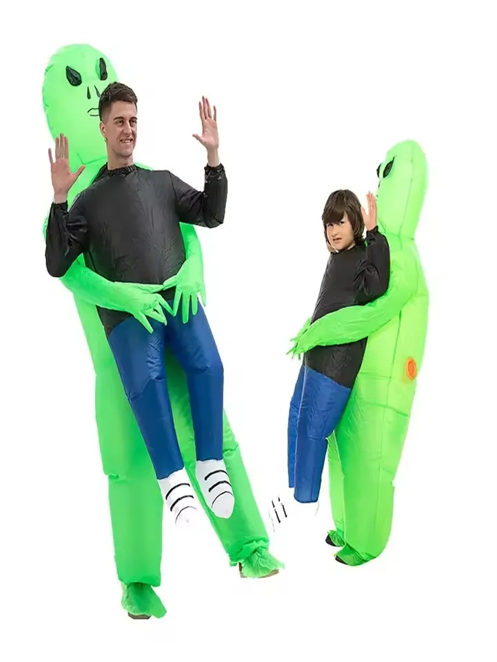 ET-Aliens Inflatable Costume Scary Monster Cosplay For Adult Kids Thanksgiving Christmas Party Festival Stage Children Clothing view 4