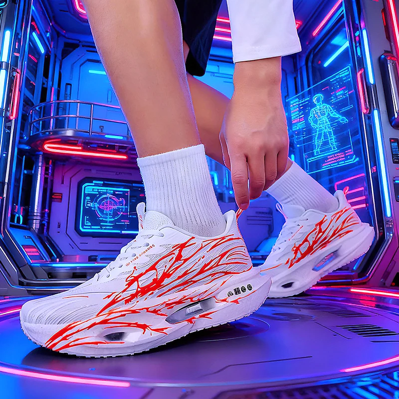 

Обувь для спорта и отдыха, мужская обувь, туфли для марафона на воздушной подушке большого размера, всесезонная резина, износостойкая, анти