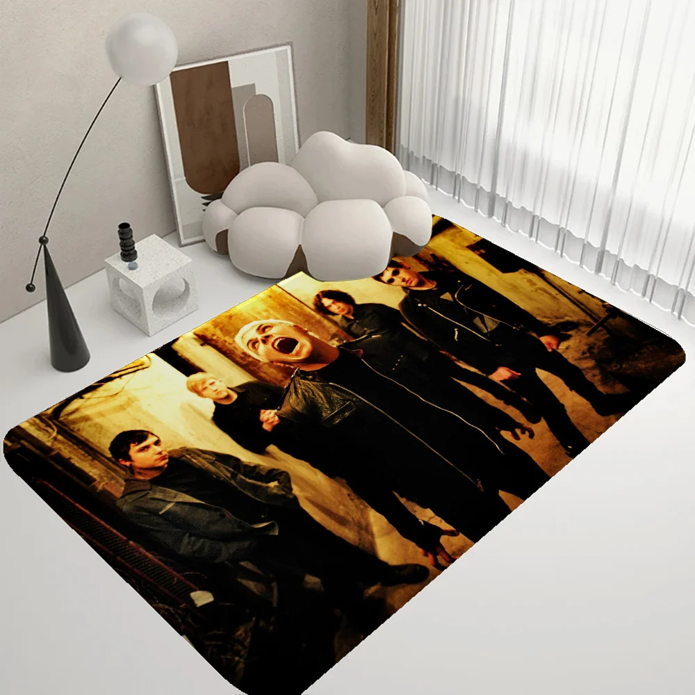 M-My C-Chemical R-Romance Band Bathroom Mat Kids Room Bedroom Decoration Balcony Anti-Slip Doormat Living Room Welcome Rug