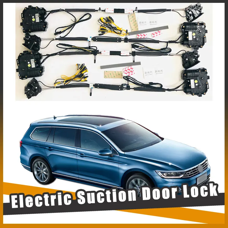 For VW Tiguan Smart Auto Electric Suction Door Lock Automatic Soft Close Door Super Silence Vehicle Door
