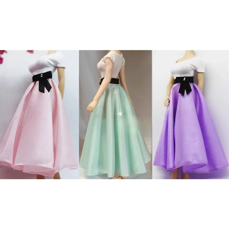 

Элегантное длинное платье с квадратным вырезом в масштабе 1/6, платье принцессы для 12-дюймовых фигурок Phicen, украшения для тела