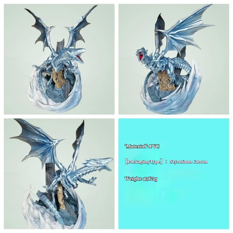 Figura Coleccionable GK Haima Lai Ren Ace de Game King, Estatua de Dragón Blanco de Ojos Azules MX, Modelo de Anime